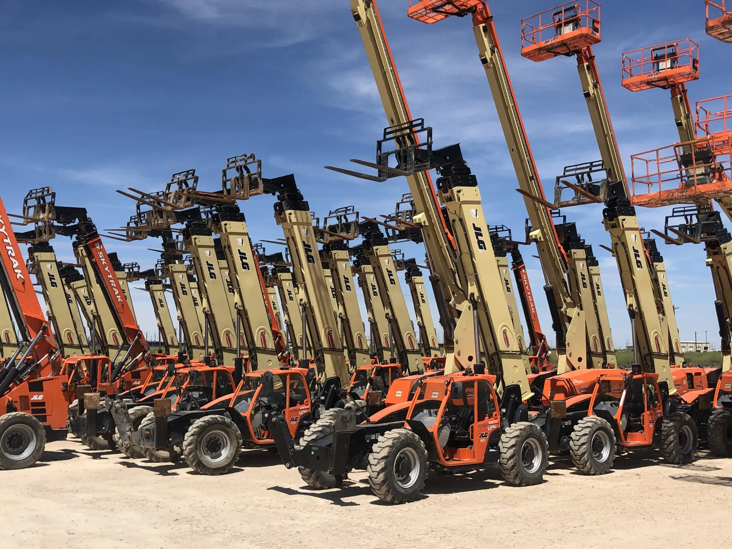 Surplus Asset Telehandlers and Boom Lifts