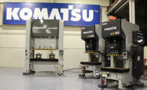 Komatsu Showroom in Perfection Global's Elk Grove Village Headquarters